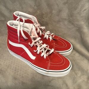 Vans hi tops. Barely worn. Men’s 8.5